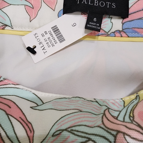Talbots NWT parrot jungle skirt 6 - Picture 6 of 6